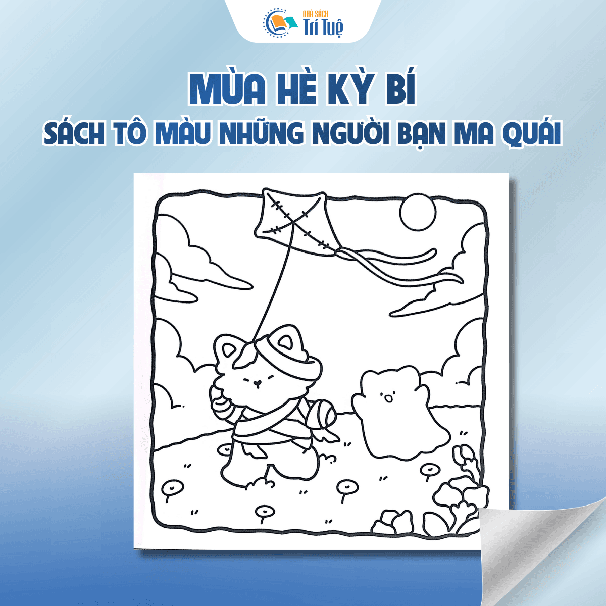 Mùa hè kỳ bí, sách tô màu những người bạn ma quái
