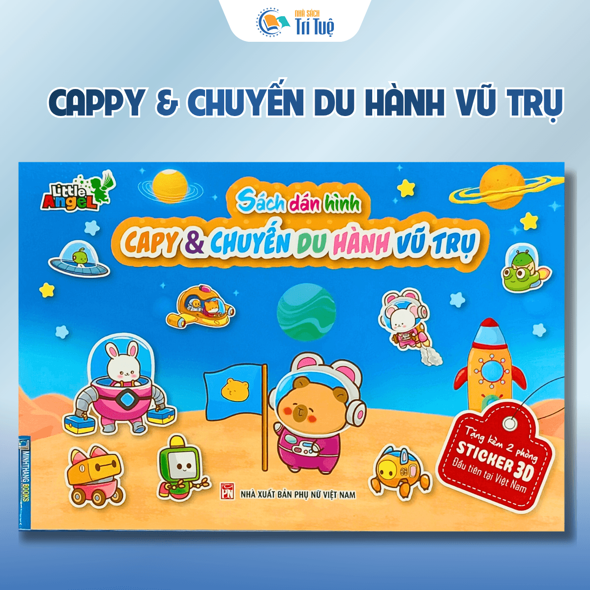 Combo sách dán hình capy (4 cuốn)