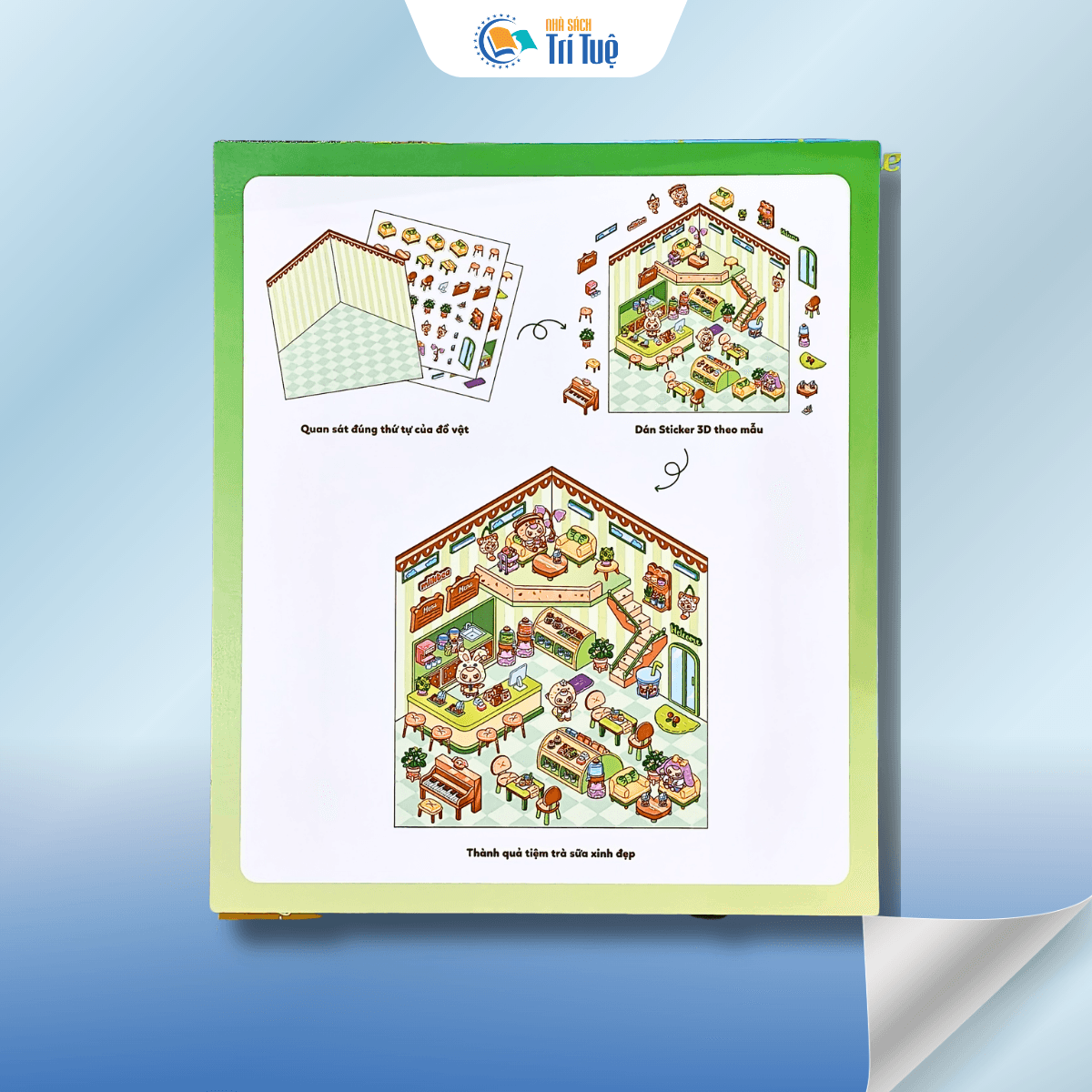 Bóc Dán 3D - Tiệm Trà Sữa Baby Three