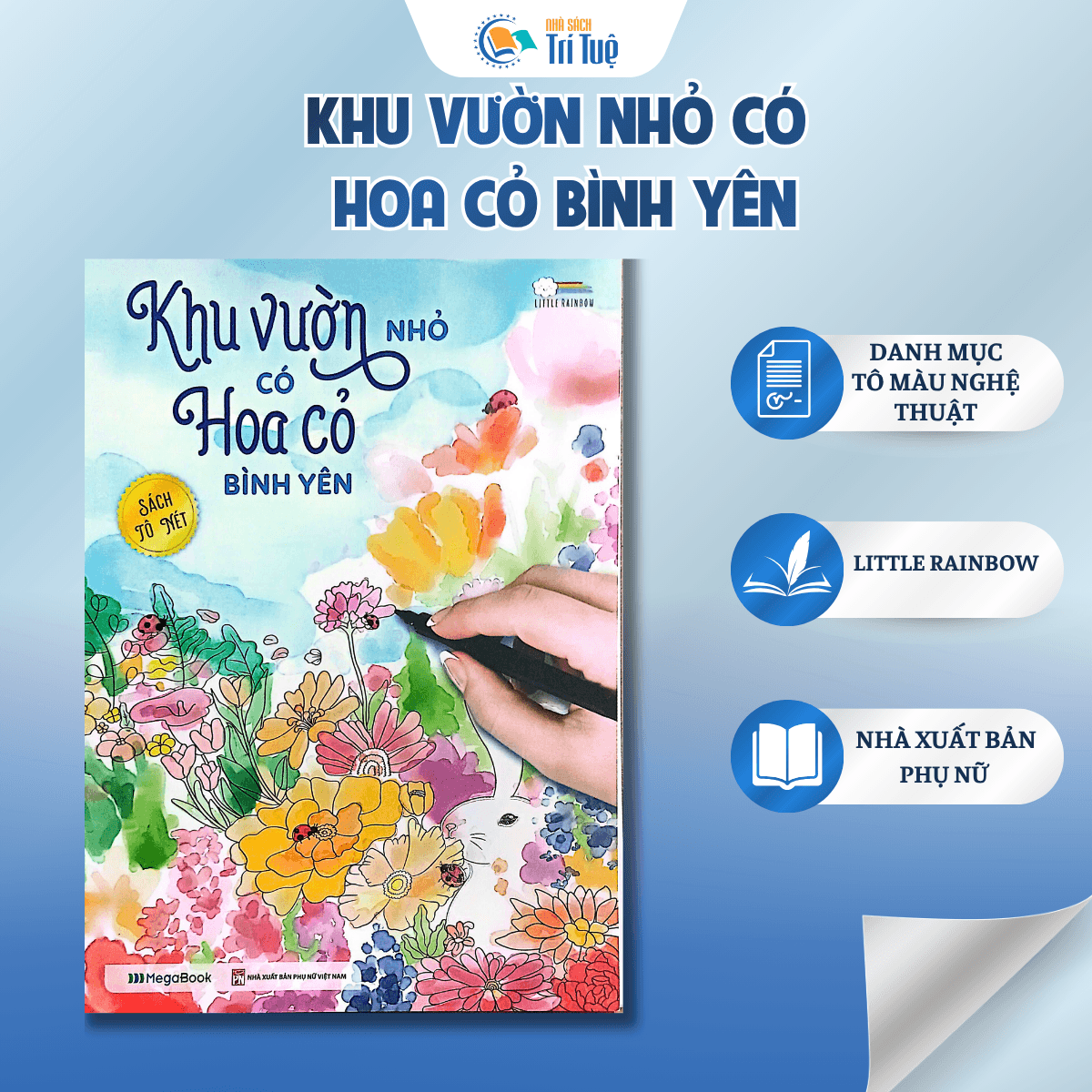 Khu vườn nhỏ có hoa cỏ bình yên