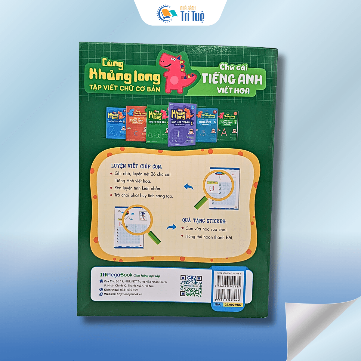 Cùng Khủng Long Tập Viết Chữ Cơ Bản - Quyển 4 - Bé Trai