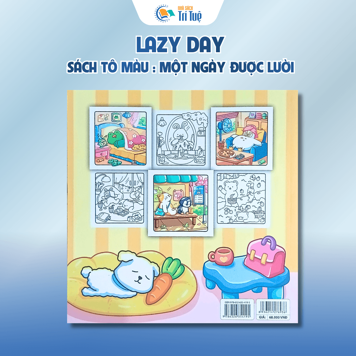 Lazy day Sách tô màu: Một ngày được lười