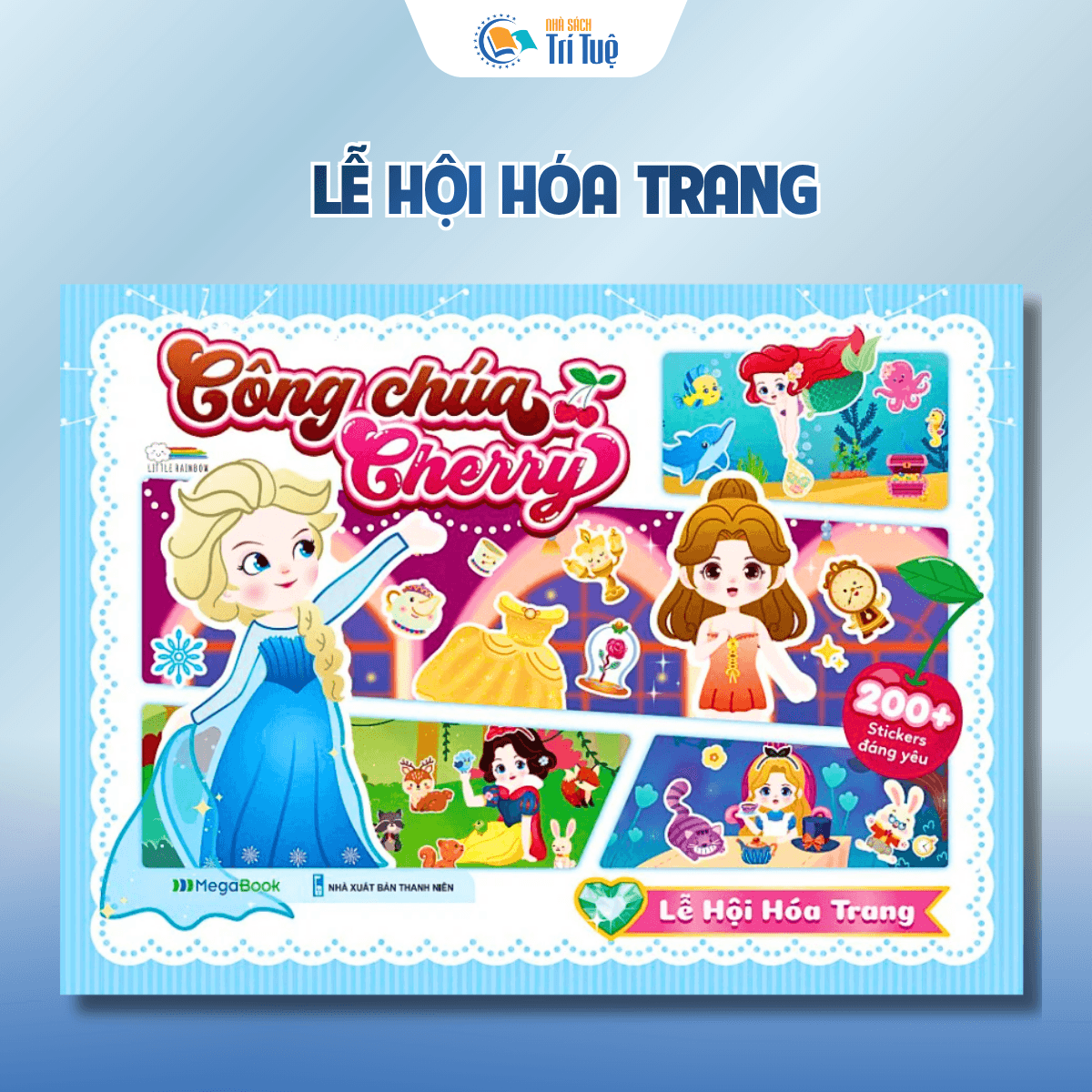 Combo sticker công chúa cherry (5 cuốn)