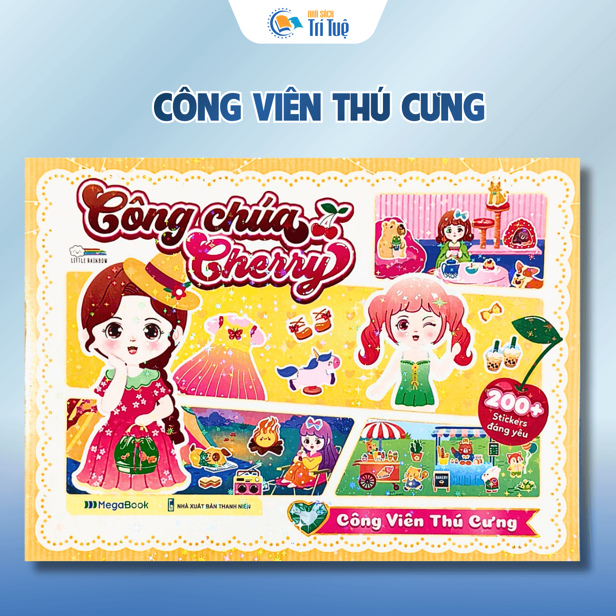 Combo sticker công chúa cherry (5 cuốn)