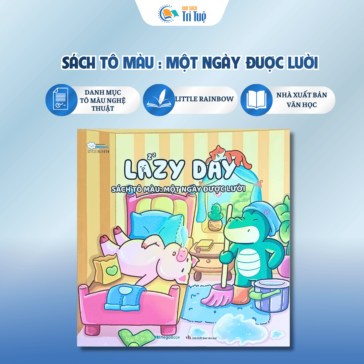 Lazy day Sách tô màu: Một ngày được lười