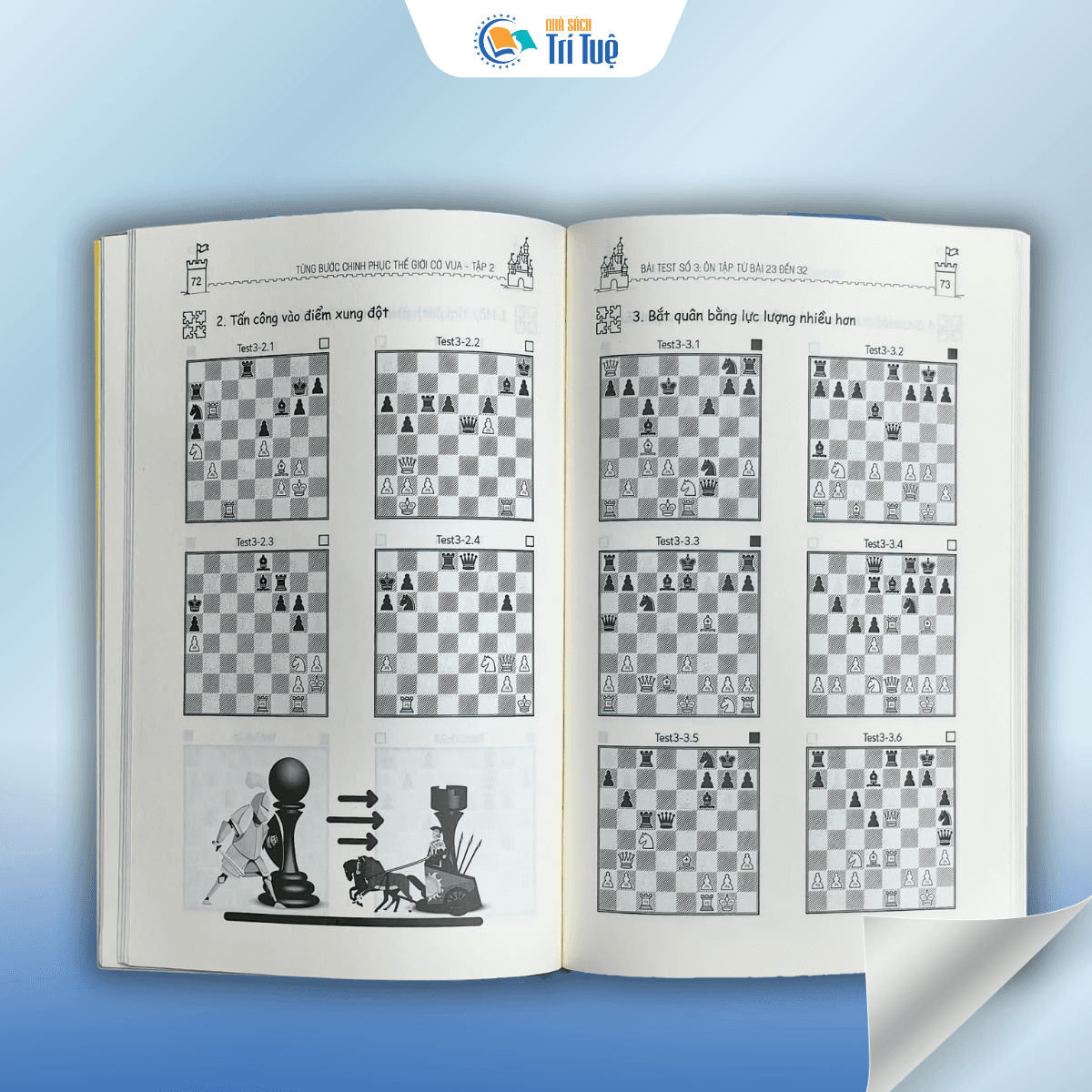 Từng bước chinh thục thế giới cờ vua tập 2 - Bài tập thực hành