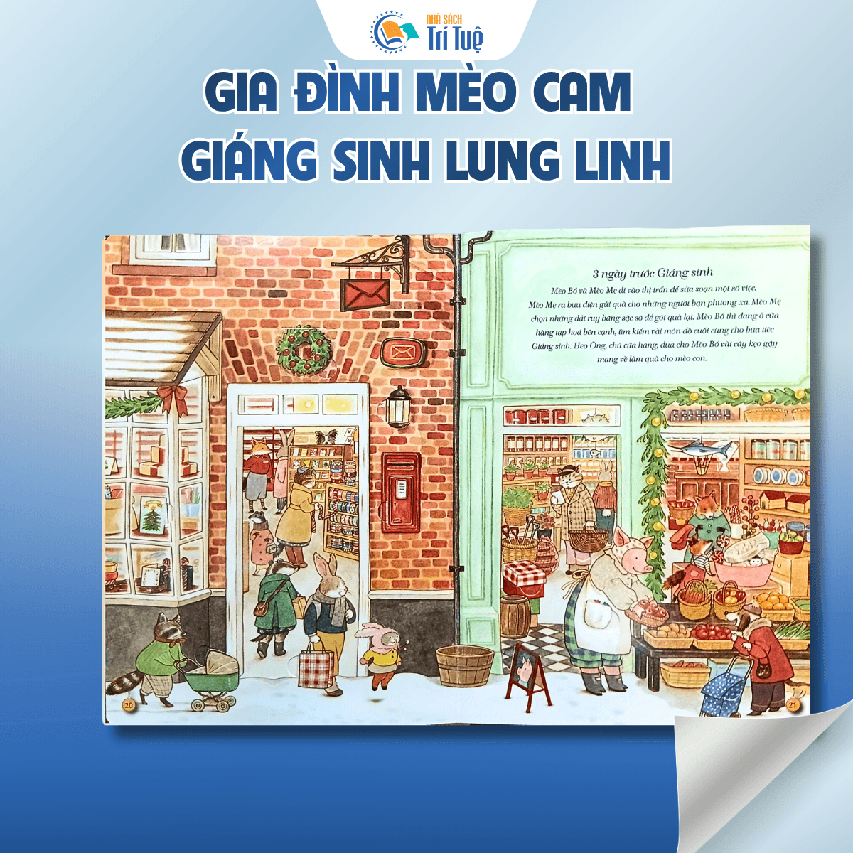 Gia đình mèo cam - Giáng sinh lung linh