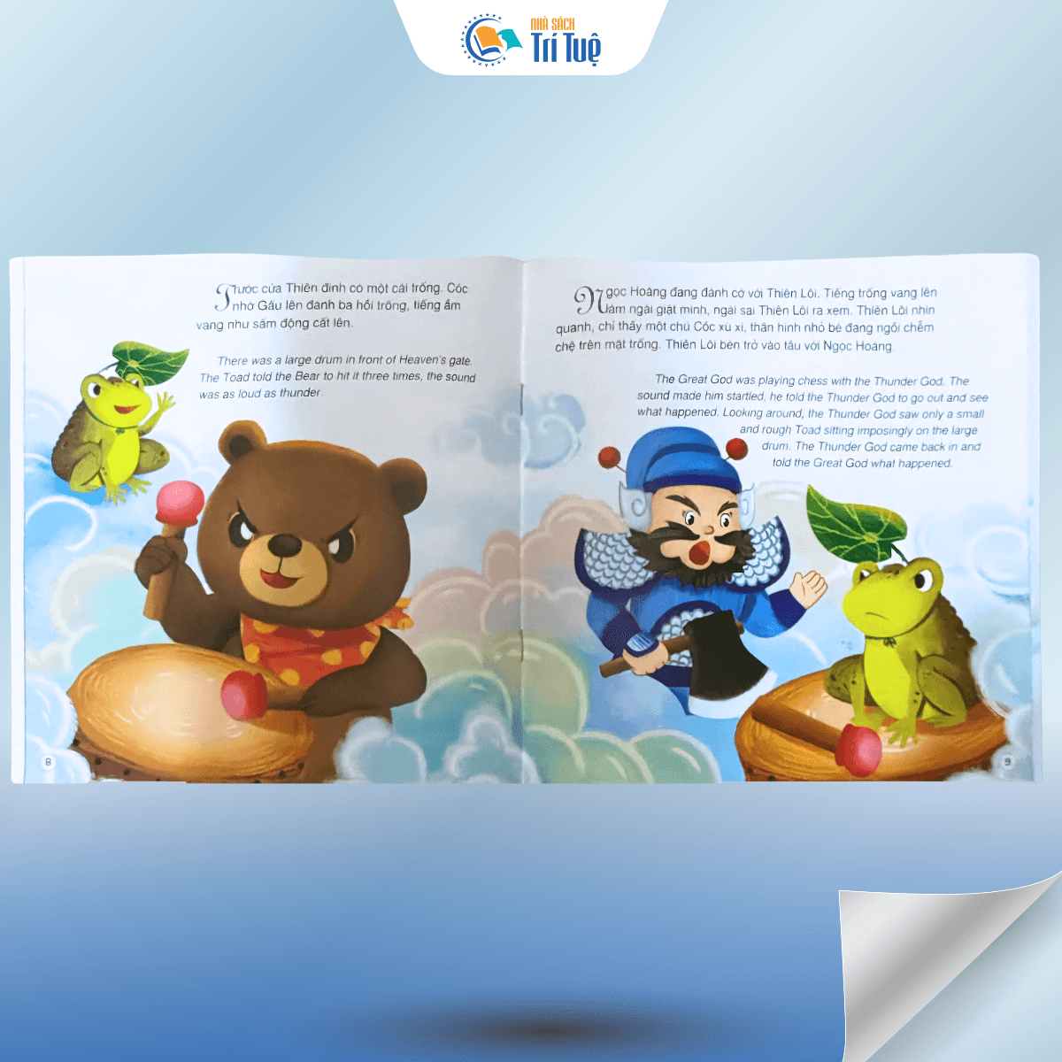 Cóc Kiện Trời - Truyện Cổ Tích Việt Nam (Song Ngữ Việt - Anh)