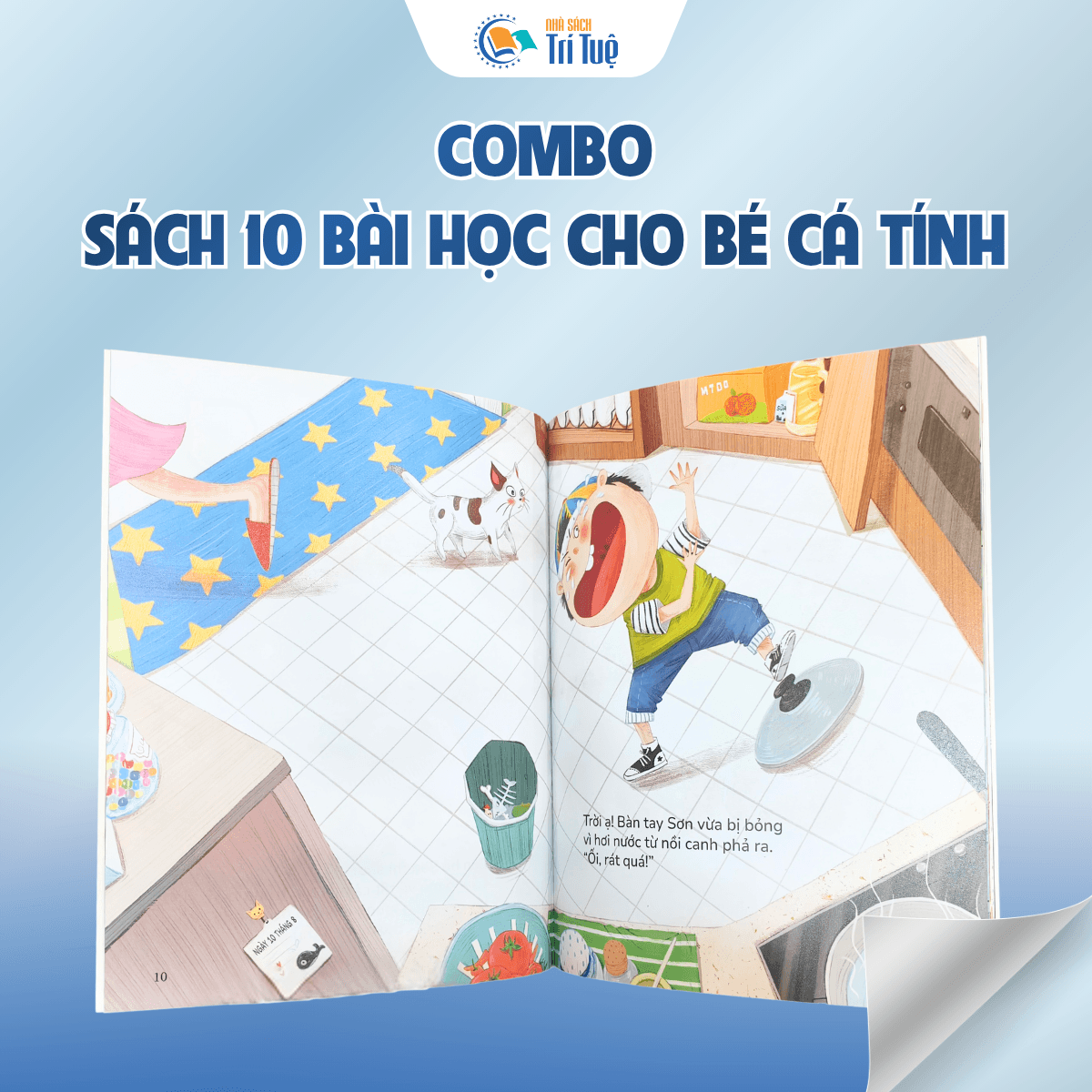 Combo Sách 10 bài học cho bé cá tính ( 10 cuốn )