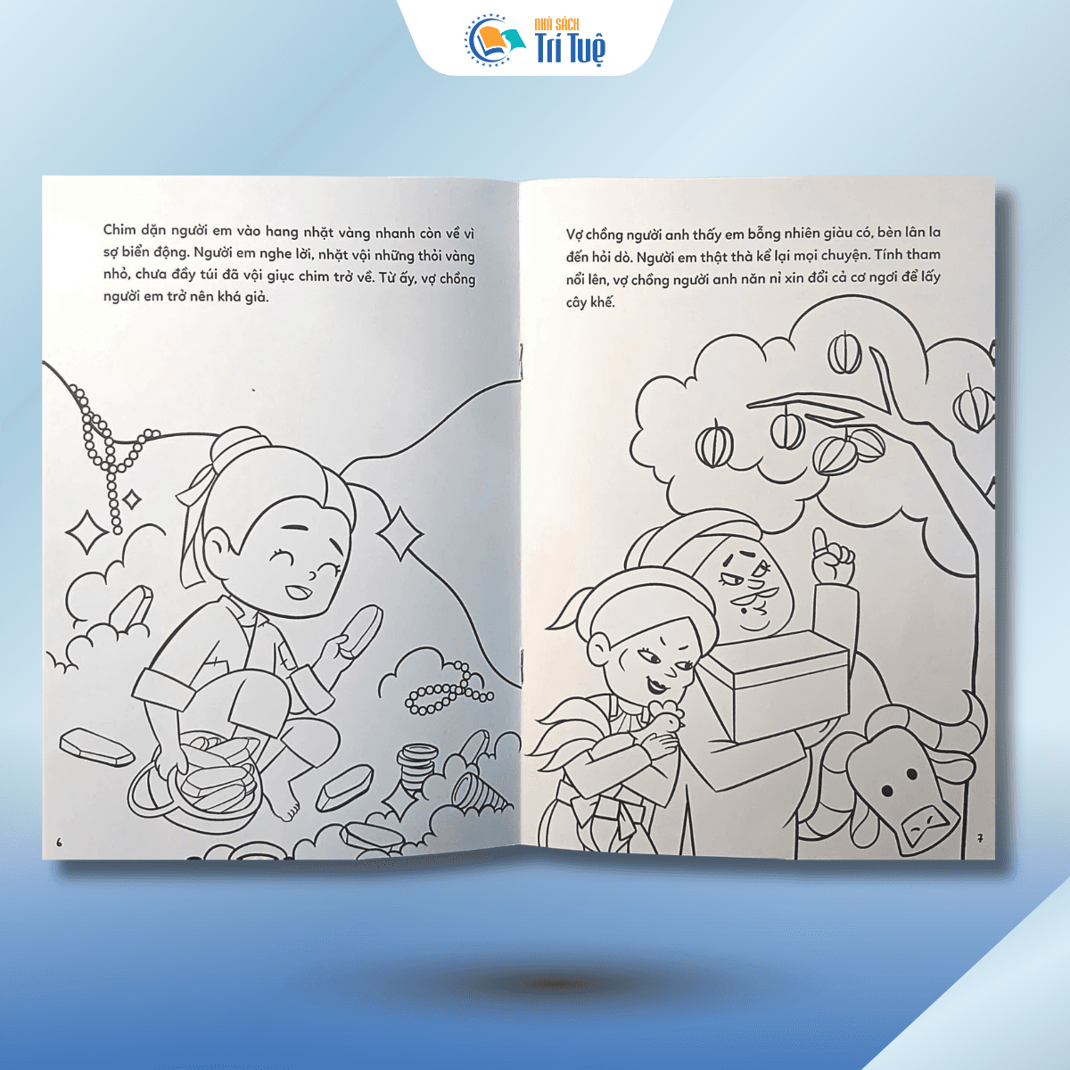 Tô màu cổ tích việt nam - cây khế