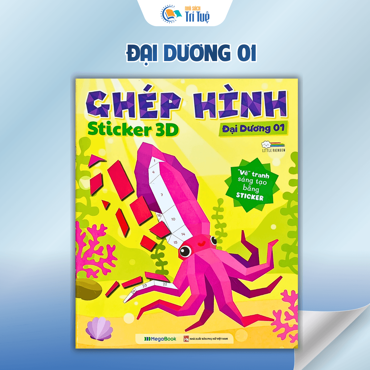 Bộ Ghép hình sticker 3D( 3 cuốn )