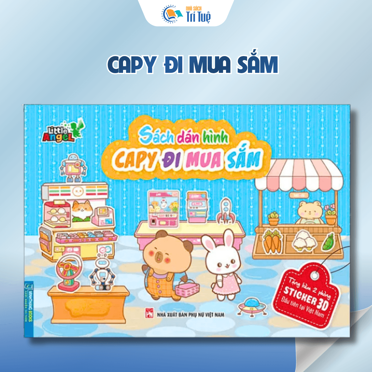 Combo sách dán hình capy (4 cuốn)