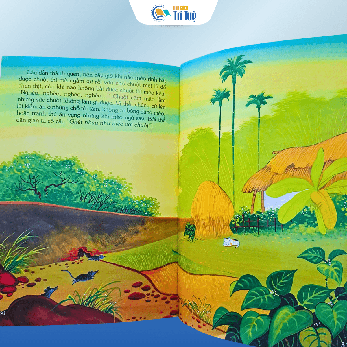Sự Tích Mèo Ghét Chuột - Tranh Truyện Dân Gian Việt Nam