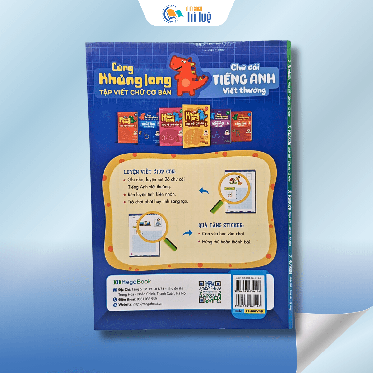 Cùng Khủng Long Tập Viết Chữ Cơ Bản - Quyển 5 - Bé Gái