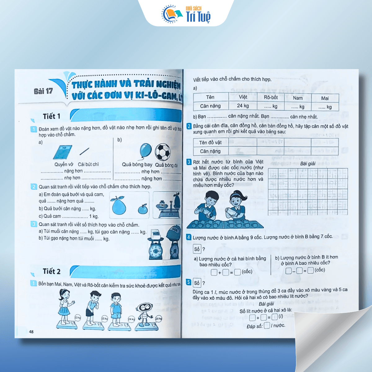 Vở thực hành Toán 2 tập 1 - Kết nối