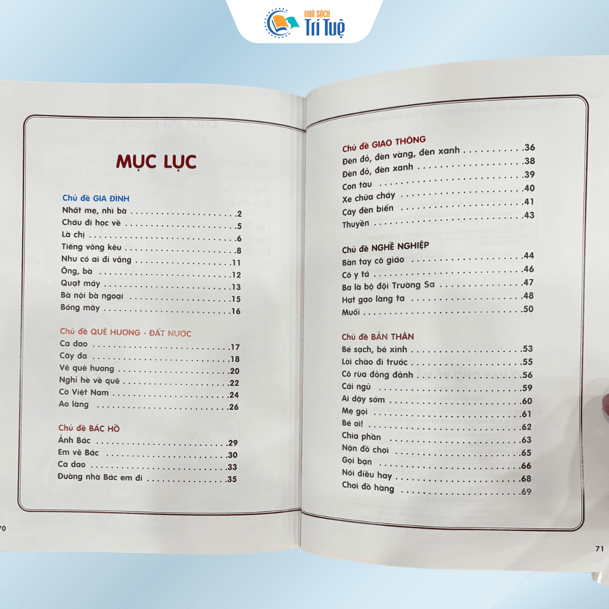 Thơ Hay Cho Bé Mầm Non - Tập 1 - Chủ Đề - Gia Đình, Quê Hương - Đất Nước, Bác Hồ, Nghề Nghiệp, Bản Thân