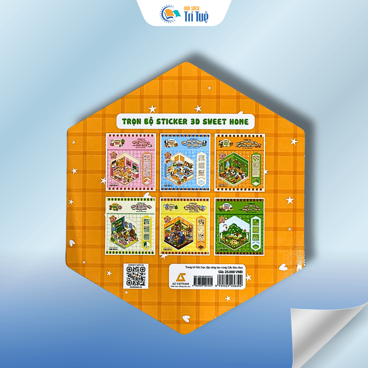 Sticker 3D Sweet Home - Trang Trí Góc Học Tập Sáng Tạo Cùng Gấu Trúc Bao Bao