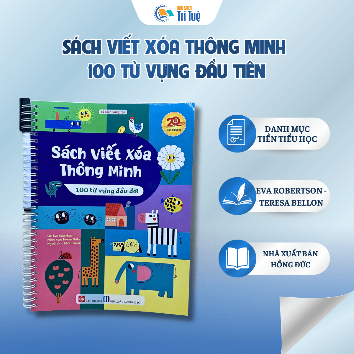 Sách Viết Xóa Thông Minh - 100 Từ Vựng Đầu Tiên