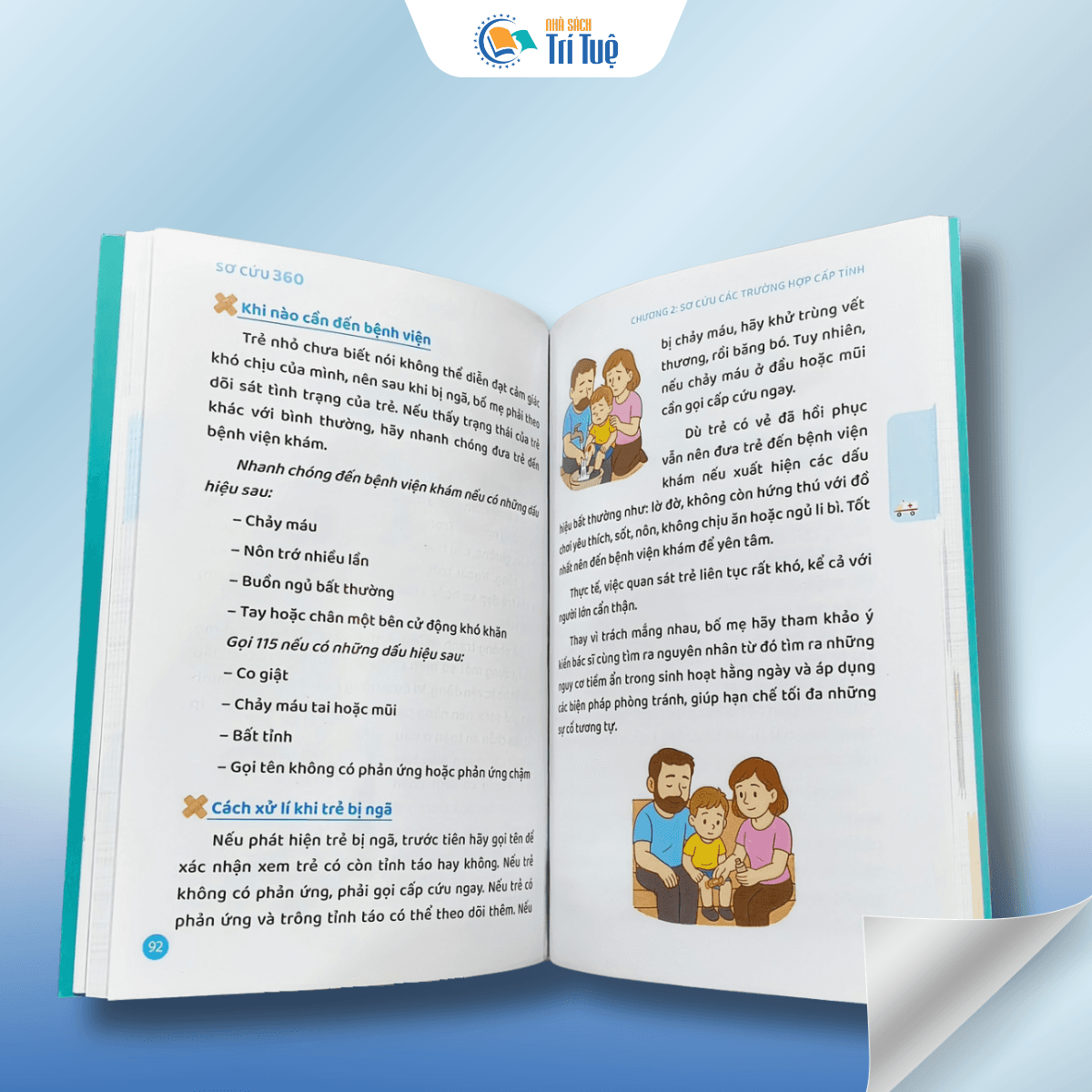 Sơ cứu 360 - Sách dành cho mọi gia đình cẩm nang an toàn không thể thiếu!