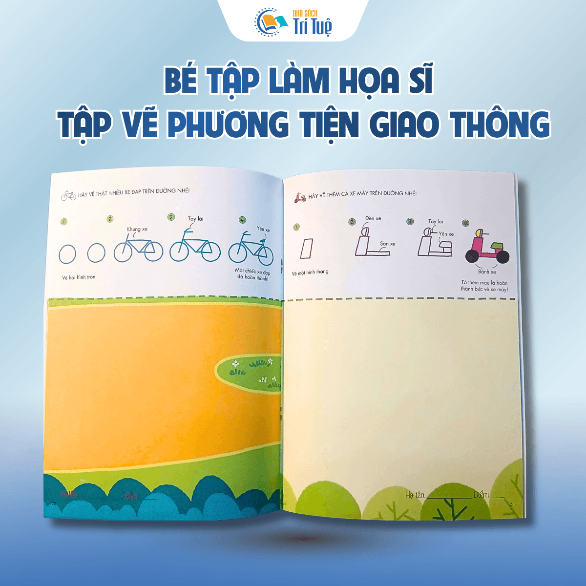 Bé tập làm họa sĩ - Tập vẽ phương tiện giao thông