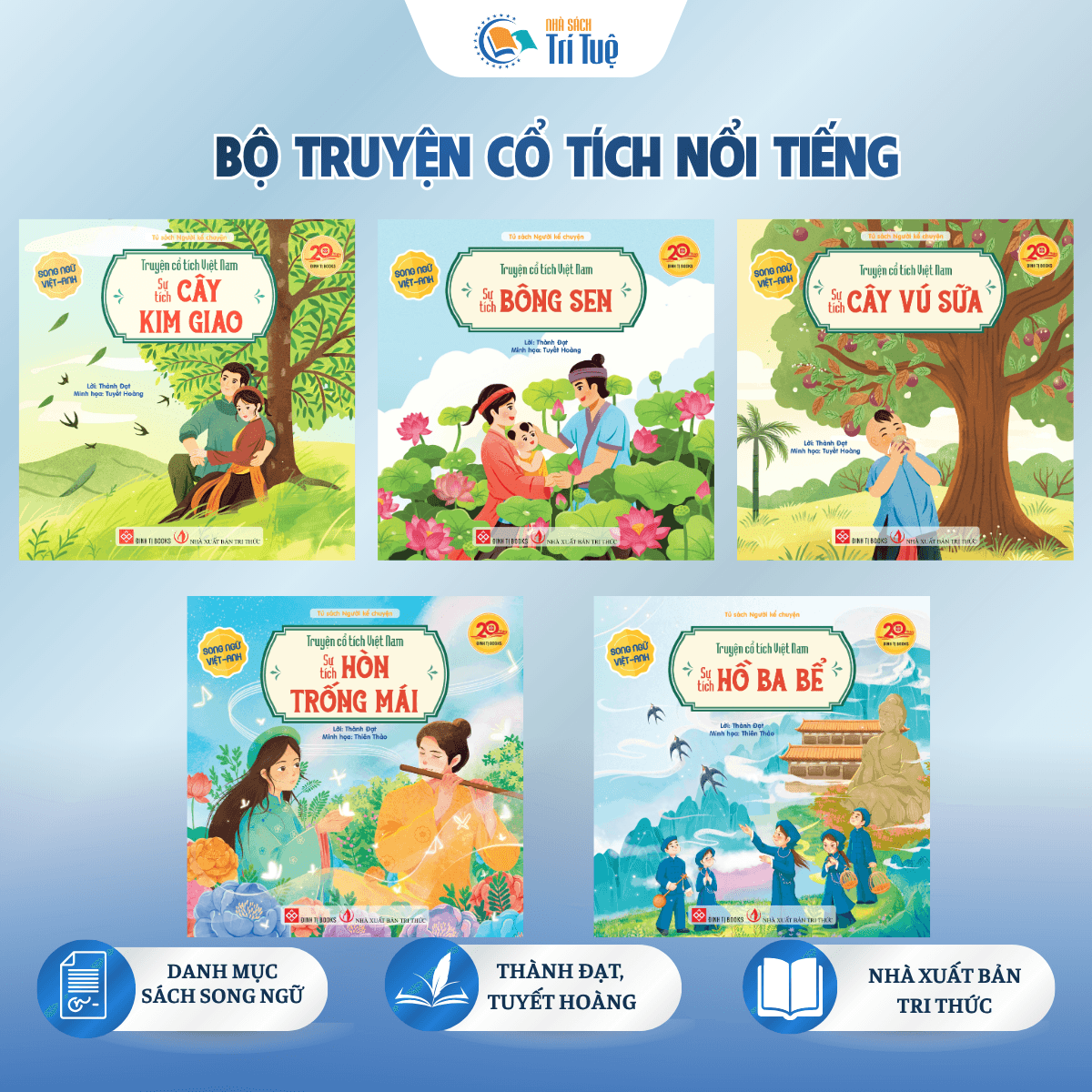 Bo 5 Cuốn Truyện Cổ Tích Việt Nam (Song Ngữ Việt - Anh)