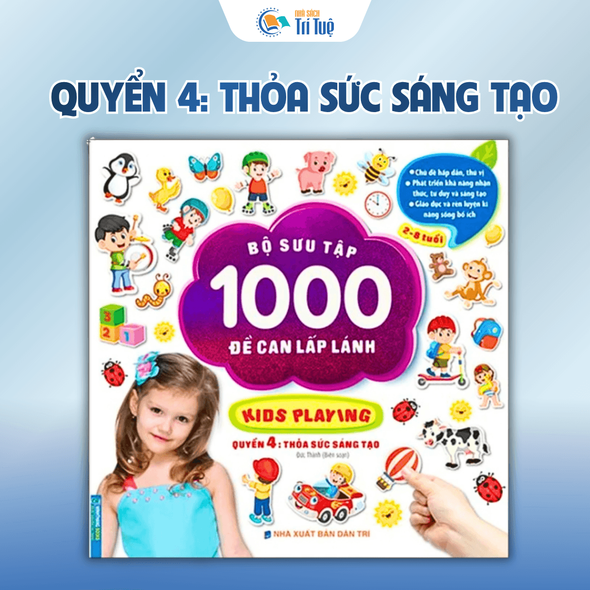 Bộ sưu tập 1000 đề can lấp lánh
( 4 cuốn )