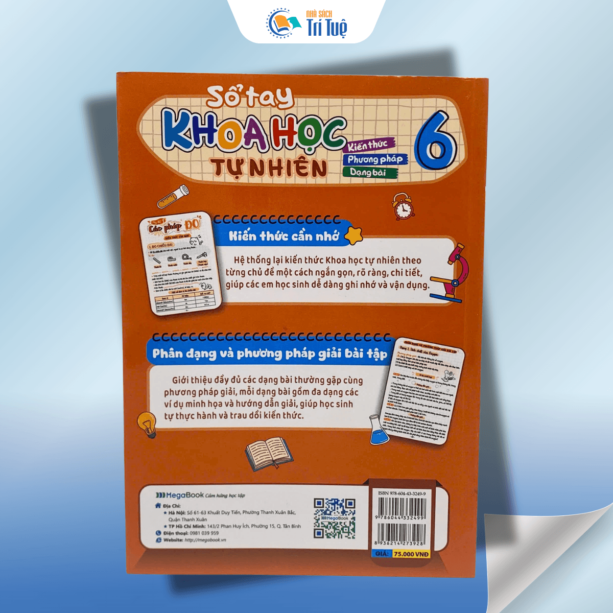 Sổ Tay Kiến Thức - Phương Pháp - Dạng Bài Khoa Học Tự Nhiên Lý - Hóa - Sinh 6