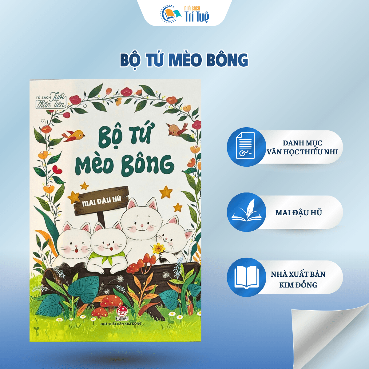 Sách: Bộ Tứ Mèo Bông