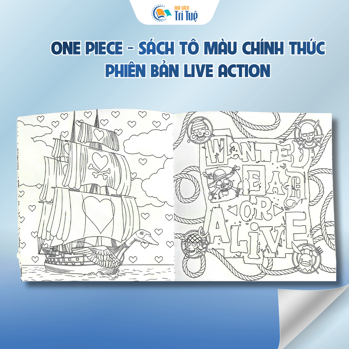 One Piece Sách tô màu chính thức phiên bản live action