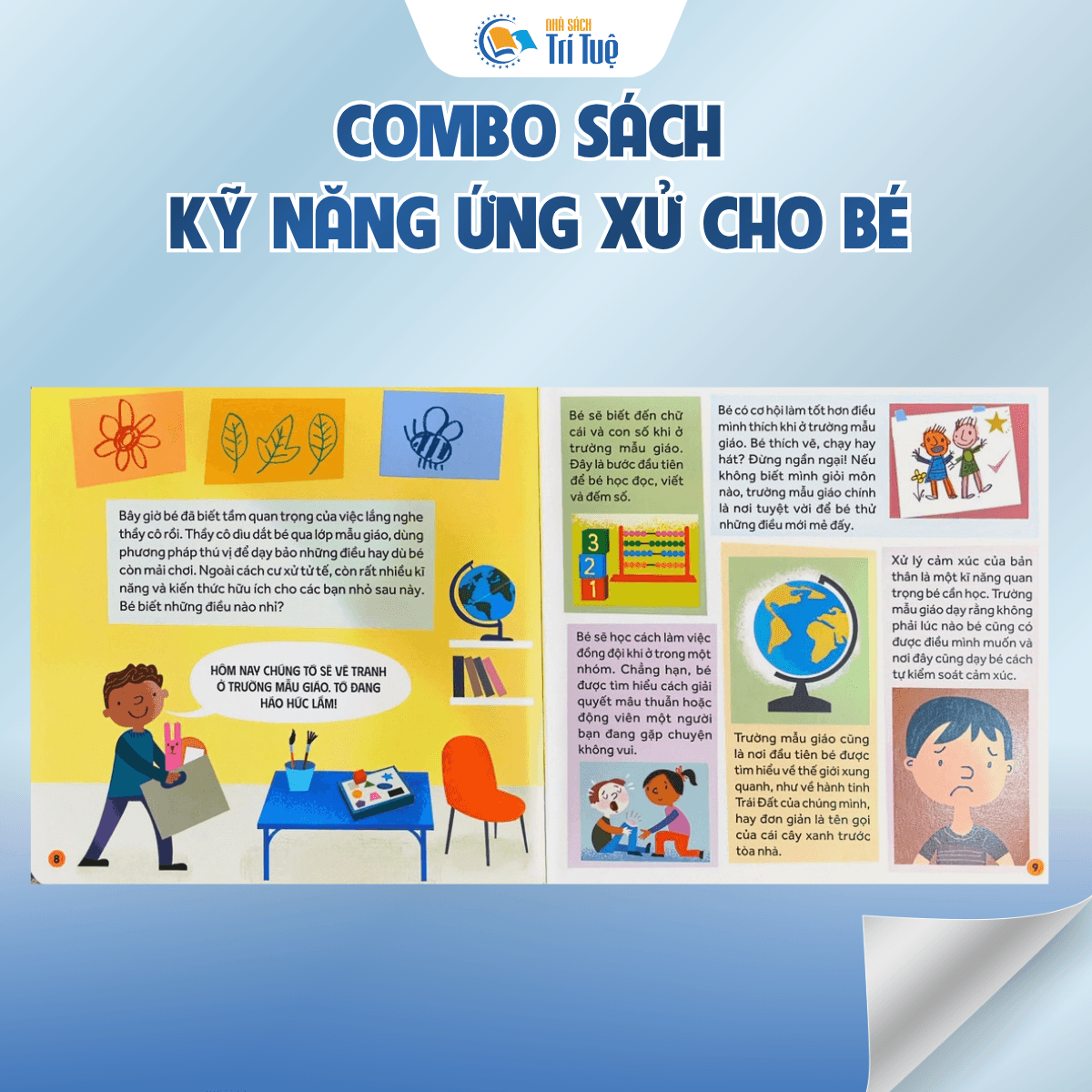 Combo Sách kĩ năng ứng xử cho bé ( 3 cuốn )