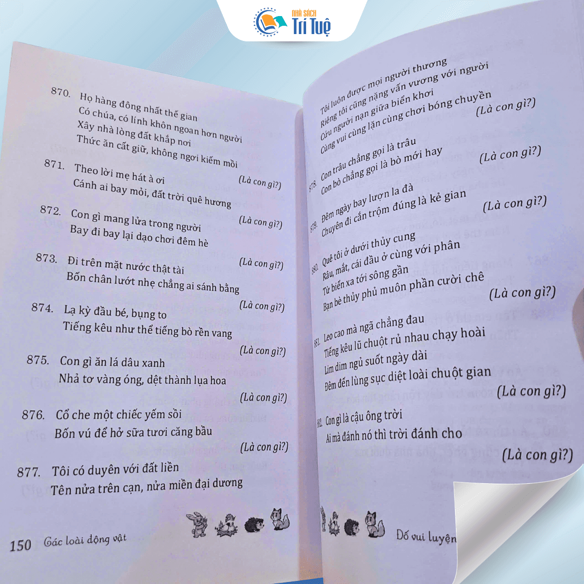 Câu Đố Luyện Trí Thông Minh. Các Loài Động Vật