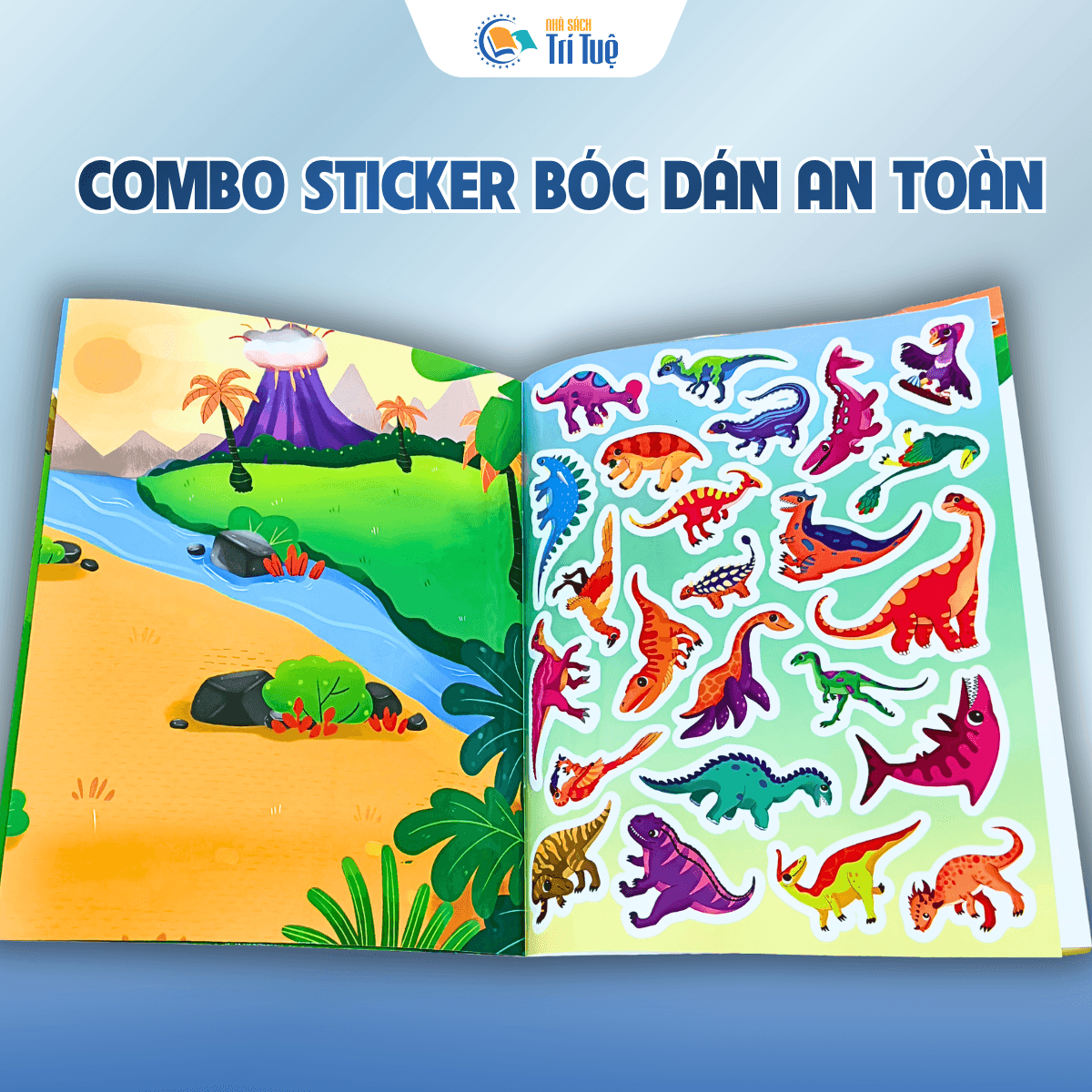 Combo Sách trò chơi bóc dán cảm xúc( 5 cuốn )