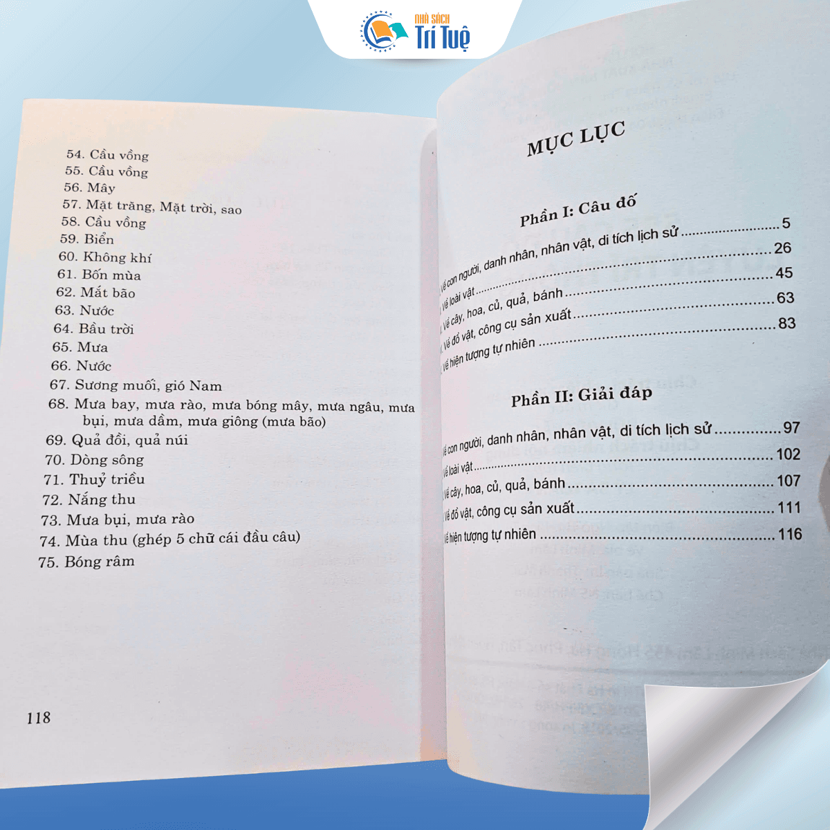 555 Câu Đố Luyện Trí Thông Minh