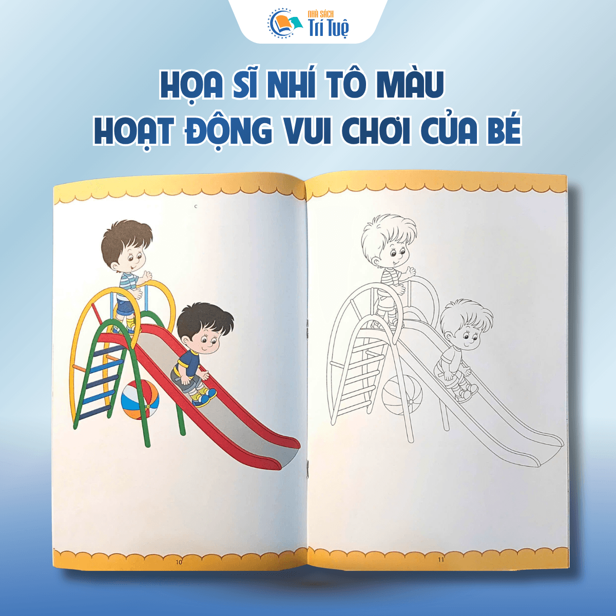 Họa sĩ nhí - Tô màu hoạt động vui chơi của bé