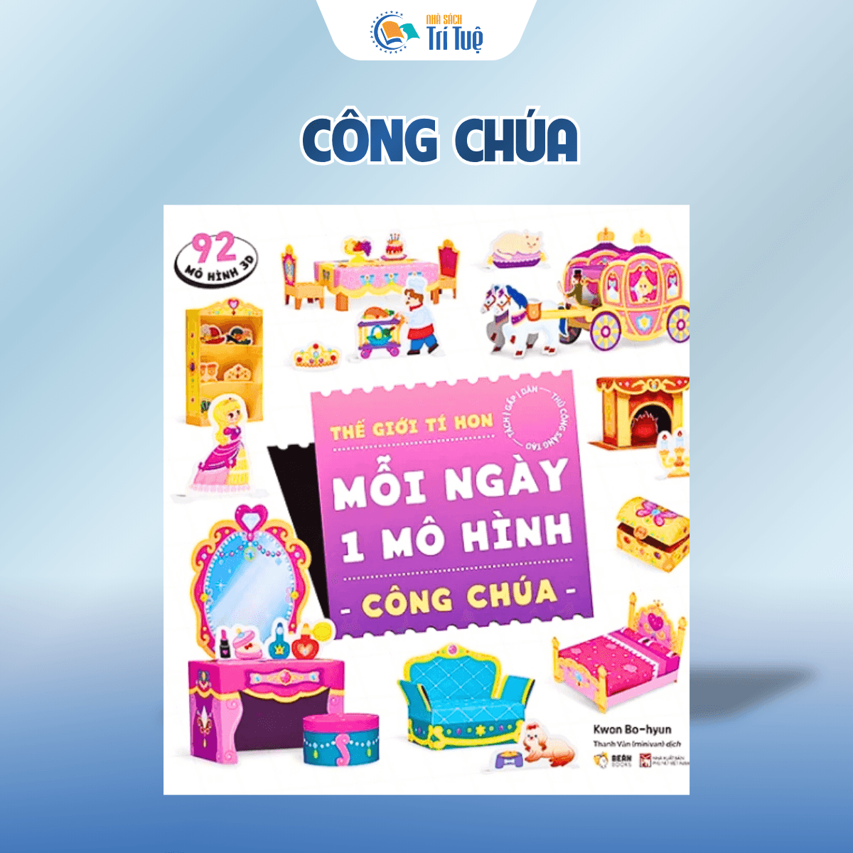 Combo Sticker mỗi ngày một mô hình ( 3 cuốn)