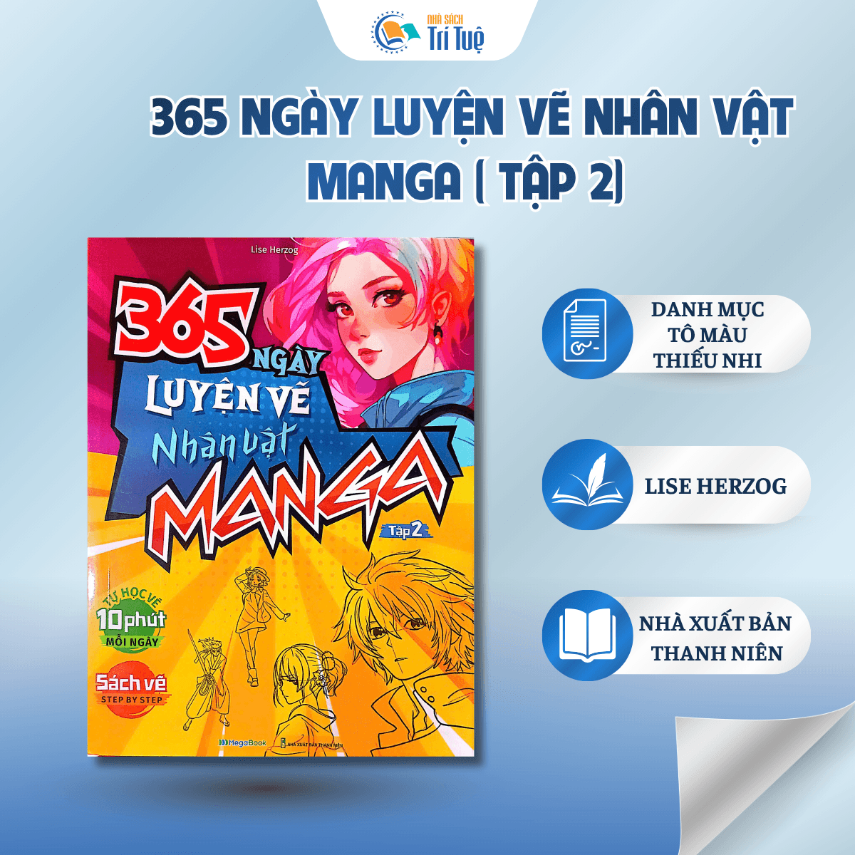 365 ngày luyện vẽ nhân vật Manga - Tập 2