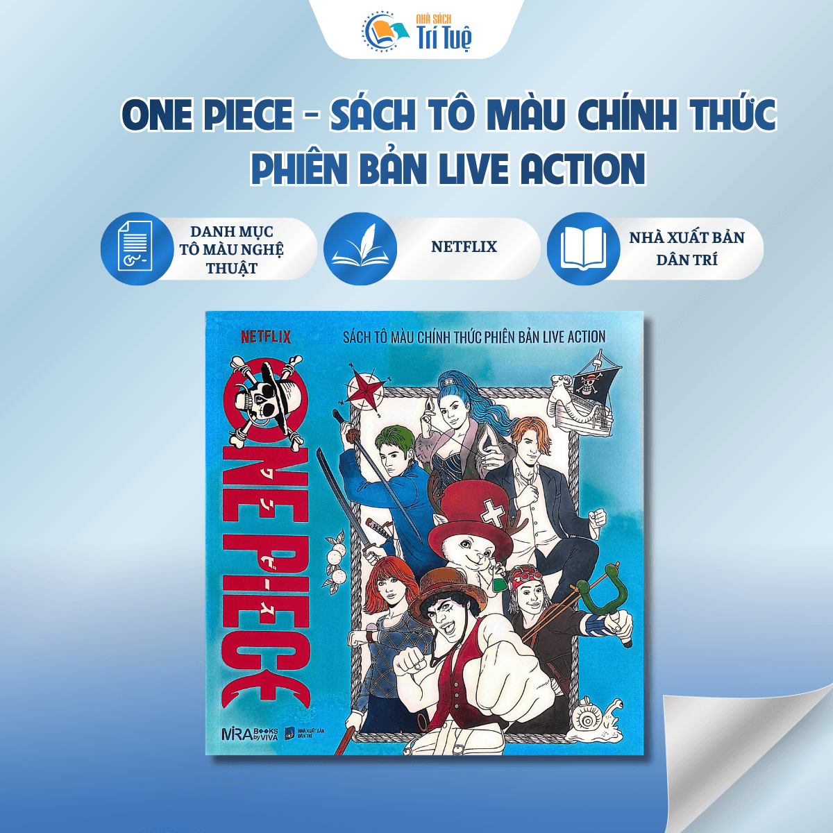 One Piece Sách tô màu chính thức phiên bản live action