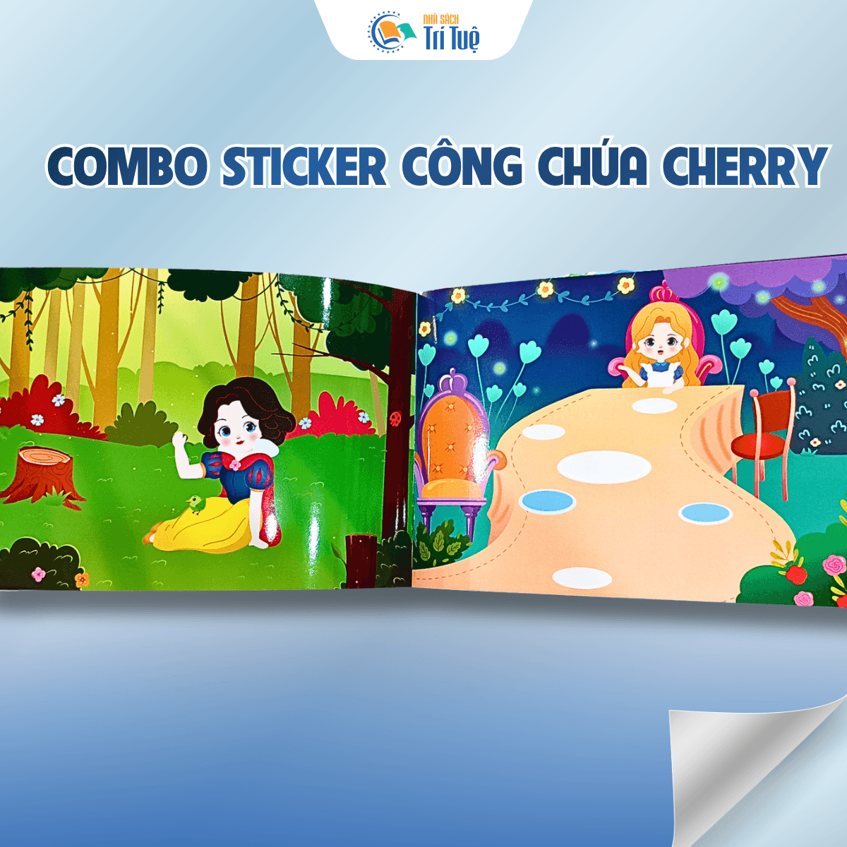 Combo sticker công chúa cherry (5 cuốn)
