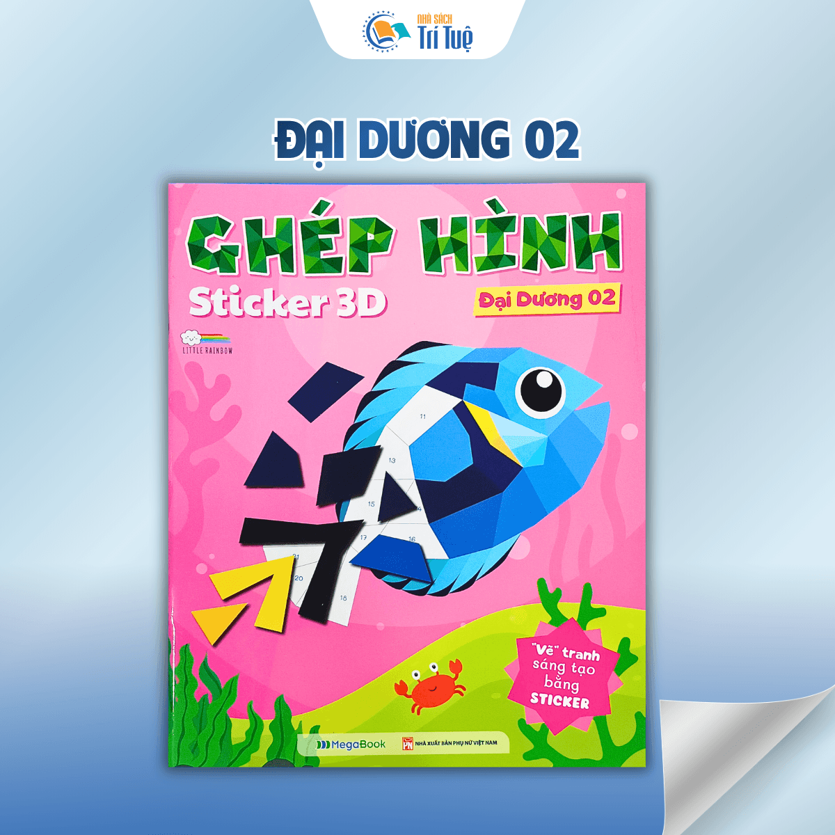 Bộ Ghép hình sticker 3D( 3 cuốn )