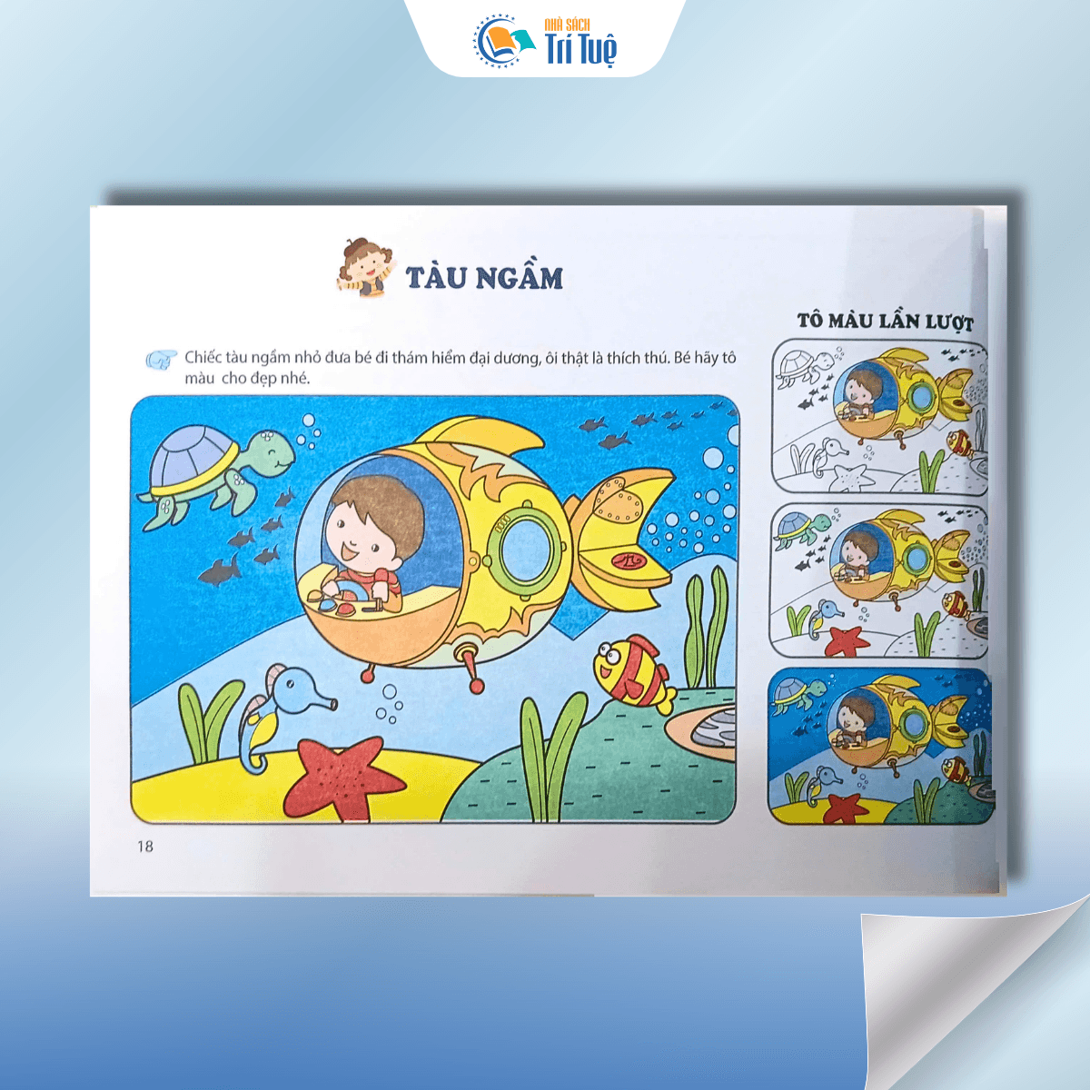 Bé làm họa sỹ nhí - nhập môn tô màu cho bé - tập 5