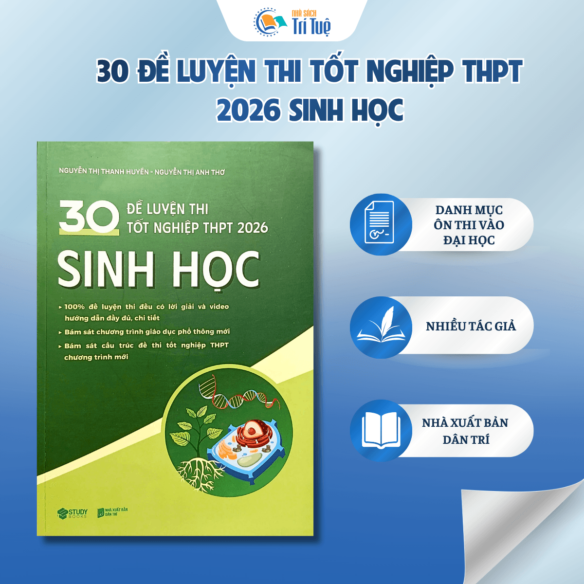 30 đề luyện thi tốt nghiệp THPT 2026 - Sinh học