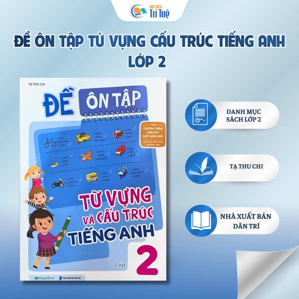 Đề ôn tập từ vựng và cấu trúc Tiếng Anh lớp 2