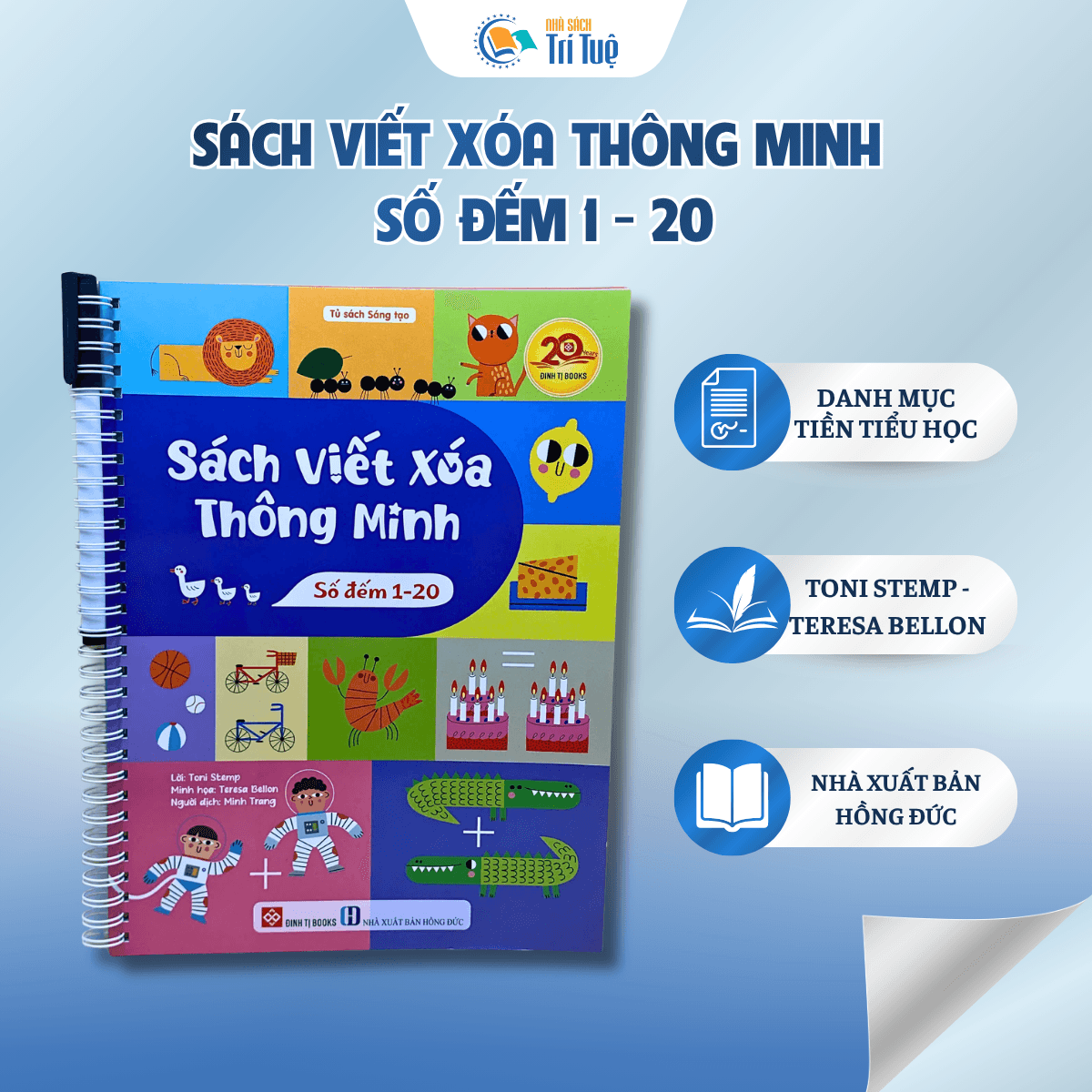 Sách Viết Xóa Thông Minh - Số Đếm 1 - 20