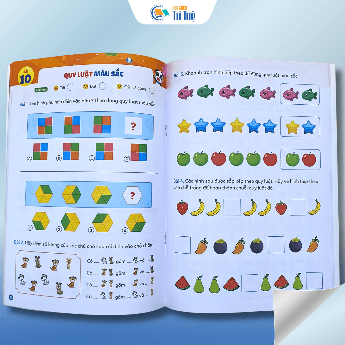 Phiếu Luyện Toán Tư Duy Cùng Gấu KiKi 3 - Xác Định Vị Trí Các Dạng Toán Quy Luật