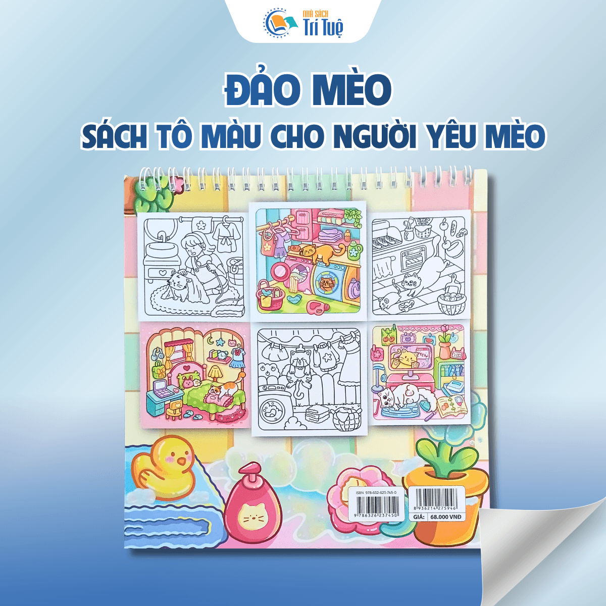 Đảo mèo - sách tô màu cho người yêu mèo