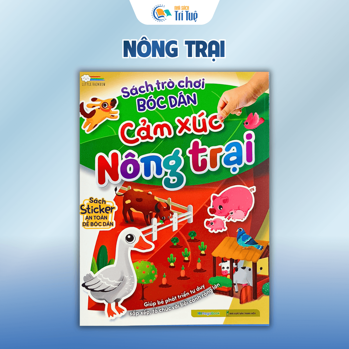 Combo Sách trò chơi bóc dán cảm xúc( 5 cuốn )