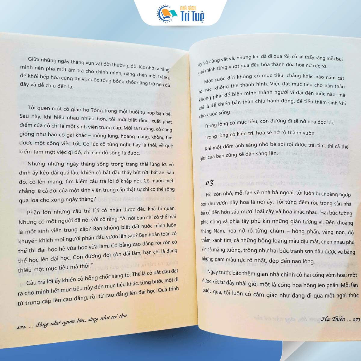 Sống Như Người Lớn, Sống Như Trẻ Thơ