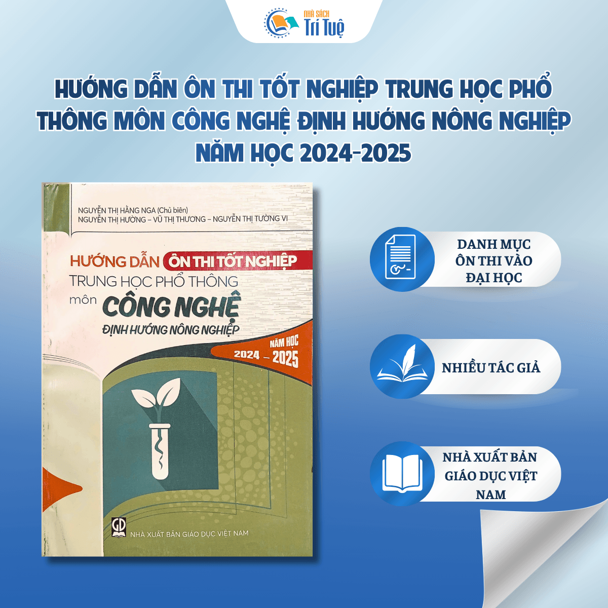 Hướng dẫn ôn thi tốt nghiệp THPT môn Công nghiệp - định hướng nông nghiệp (2024-2025)