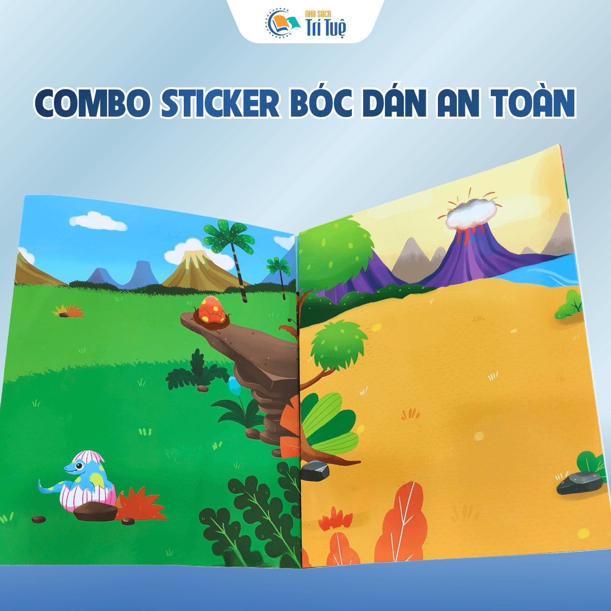 Combo Sách trò chơi bóc dán cảm xúc( 5 cuốn )