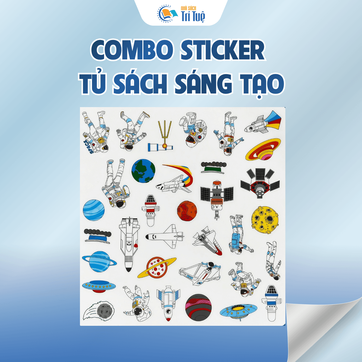 Combo sticker tủ sách sáng tạo - bóc dán sử dụng nhiều lần
( 5 cuốn )